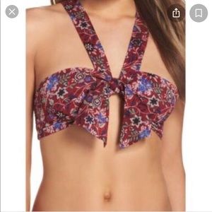 Free people floral bralette top 💜🌹